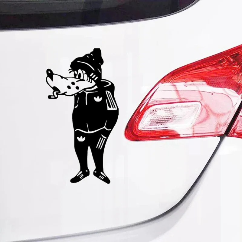 Waterproof and sunscreen 12*22cm The wolf in costume, Well, wait! funny car sticker vinyl decal for auto car stickers styling