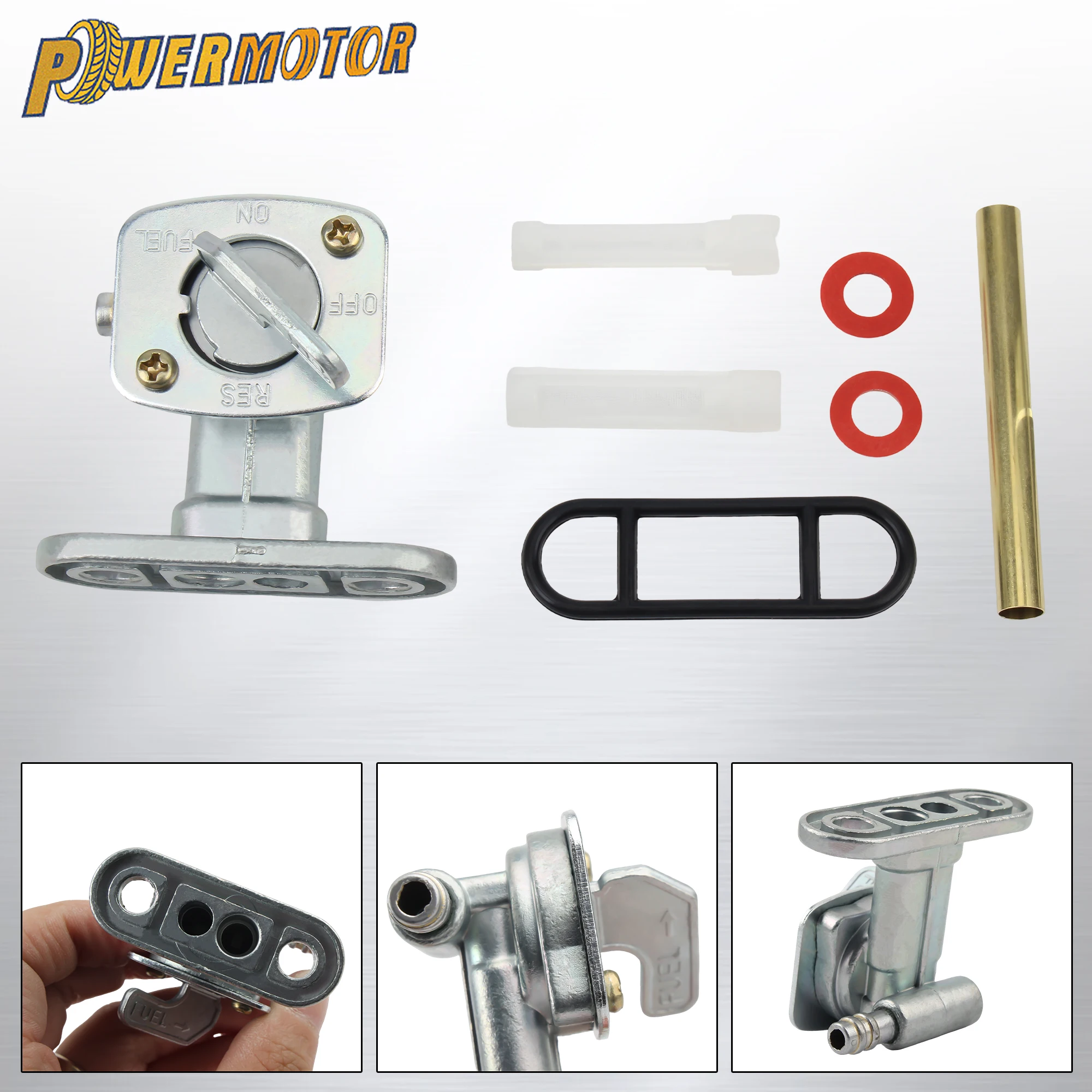 

Motorcycle Fuel Valve Petcock Shut Off Tank Switch for Yamaha Moto-4 YFM 250 350 400 660 Raptor TTR 90 125 230 YFS200 YFZ350