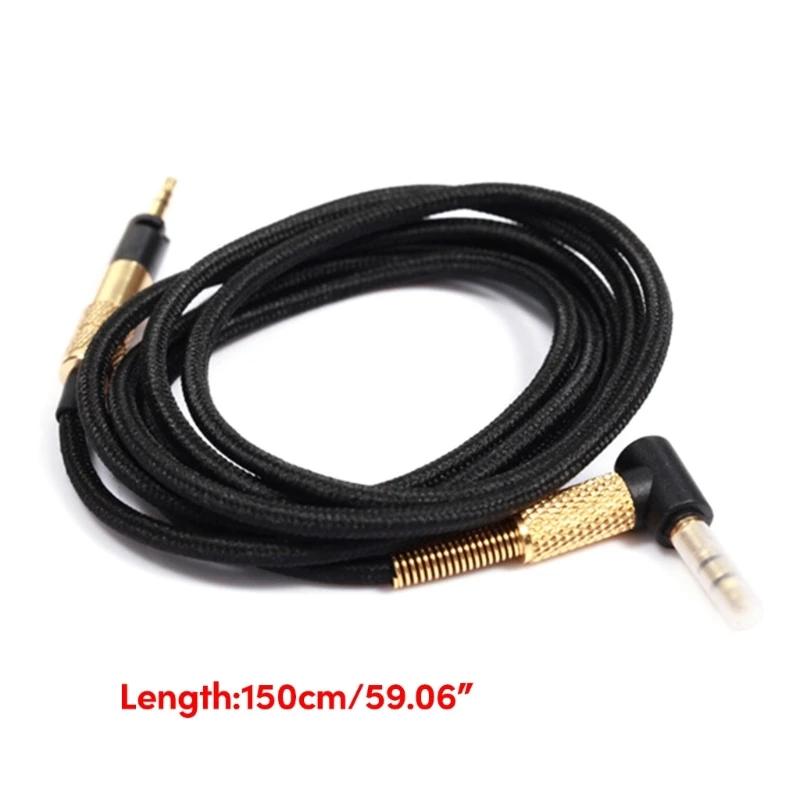 Universal 2.5mm to 3.5mm Headphone Cord for HD598/599/HD558/HD518 Earphone Wire Reliable and Long lasting Nylon Material