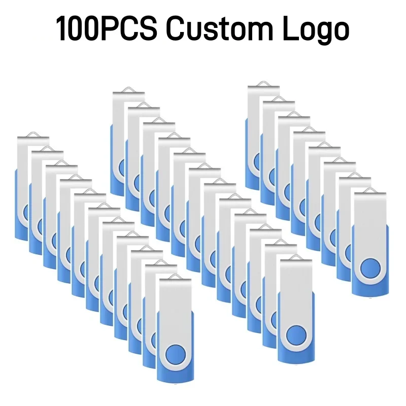 100PCS/lot Colour USB Flash Drive Pen Drive 1GB 2GB 4GB 8GB 16GB 32GB 64GB Memory Stick 128GB USB Stick Gift Free Custom LOGO