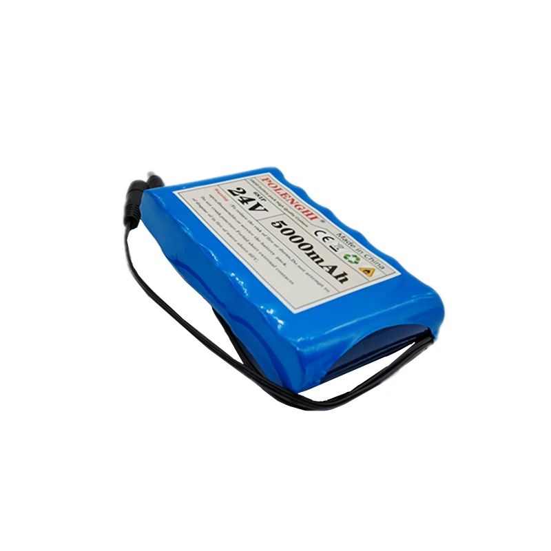 POLENGHI 25.2V 3.6-5.0Ah 6S1P 18650 rechargeable lithium-ion battery pack with built-in intelligent BMS protection board