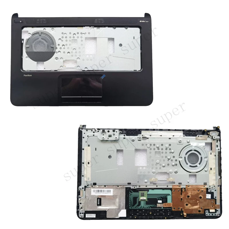 S+   For HP Pavilion 14-N 14-F TPN-Q129 LCD Back Cover Bazel Headrest