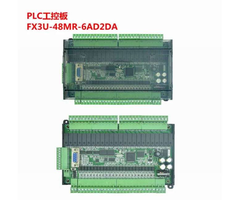 High Speed FX3U-48MR/48MT 24 Input 24 Output 6 Analog Input 2 Analog Output Industrial Control Board with RTU CAN Communication