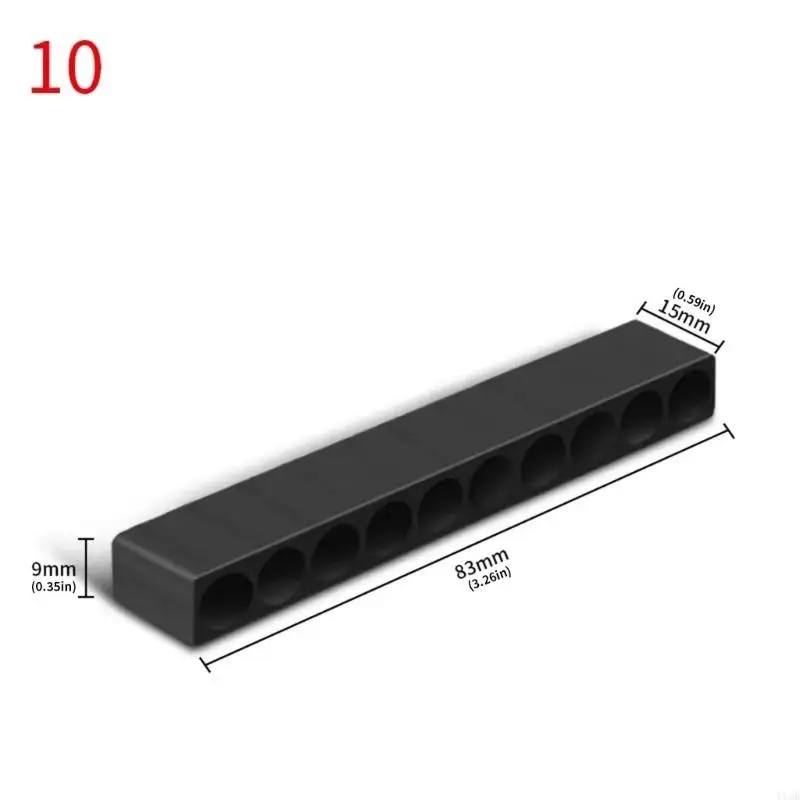 1/4 "حاوية ملحق سائق حل تخزين واضح لعشاق الميكانيكا