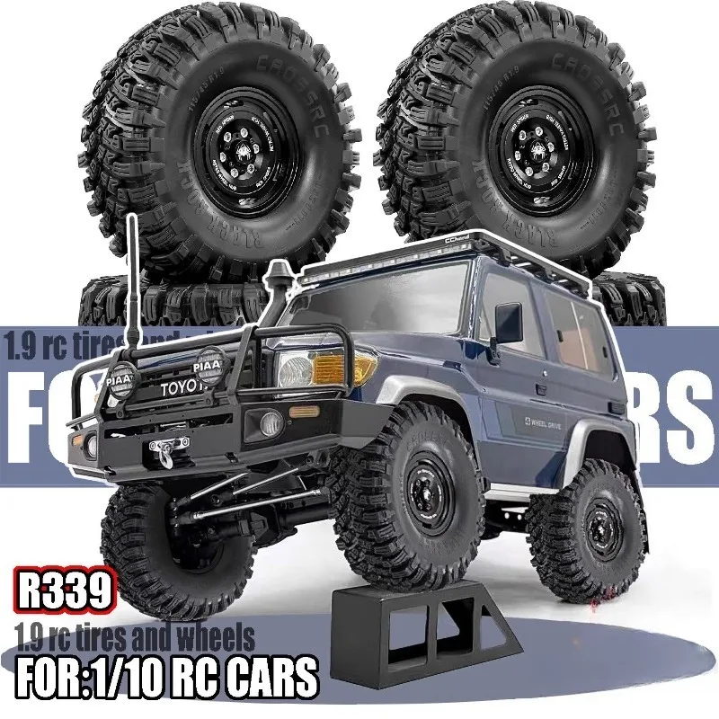 

Alloy Aluminium 1.9 Beadlock Wheels and Tires for 1/10 SCX10 TRX4 TRX6 VS4-10 Gen8 7 MST CFX D90 RC Crawler