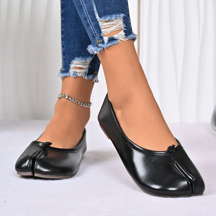 All-Season New Women's Gentle Flat Sole Flats - Bowknot Comfortable Mom Shoes, Multiple Options Available Casual Shoes