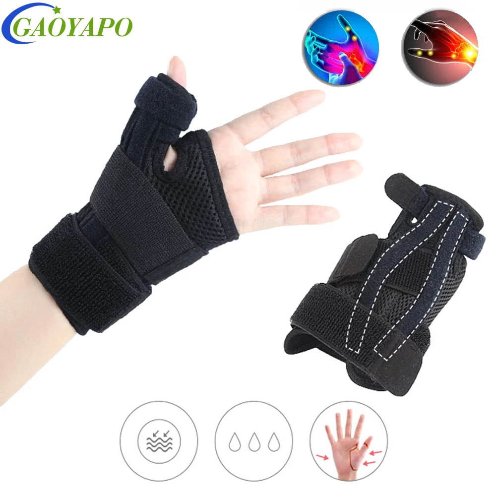 1Pcs Nylon Wrist Support Braces Carpal Tunnel Wrist Brace Great for Tenosynovitis Typing Wrist & Thumb Pain Rheumatism Arthritis