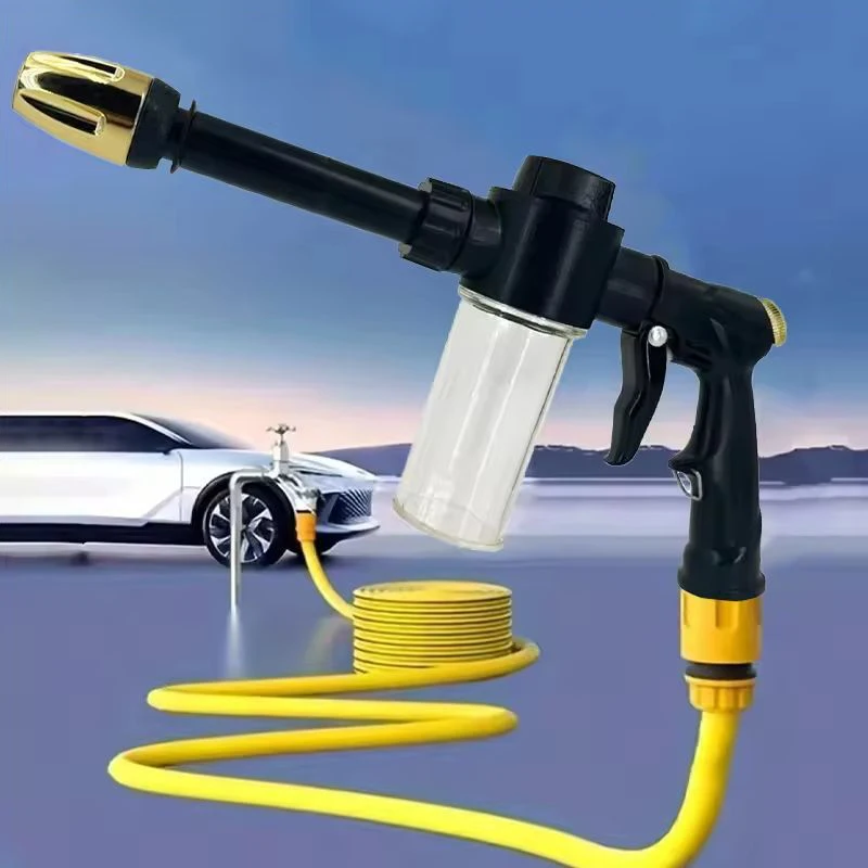 High Pressure Car Washing Water Gun Adjustable Foam Spray Garden Watering Hose Water Gun Car Washing Spray Irrigation Tools