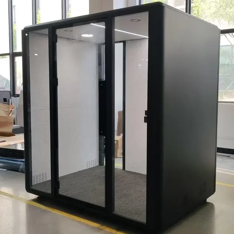 for Portable Modern School Soundproof Room Modular 32dB Noise Reduction Suitable for Home Recording Office Phone Booths Live