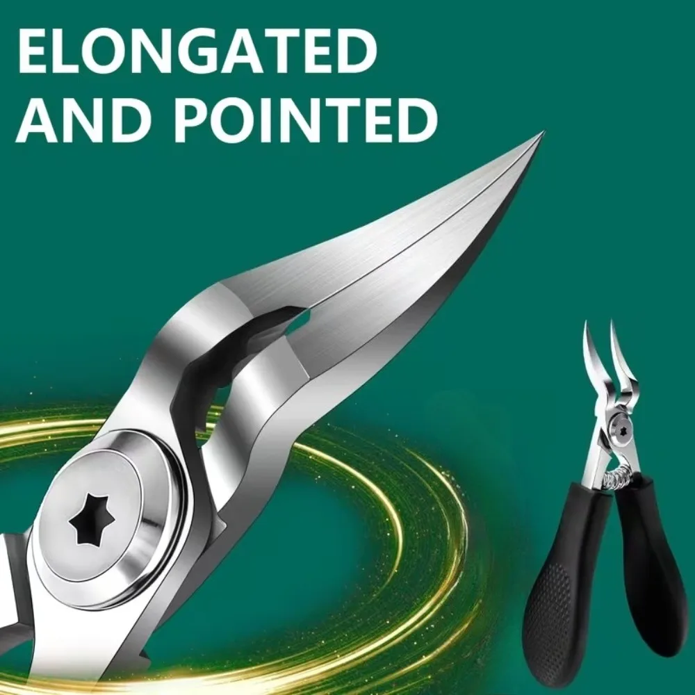 

Heavy-Duty Nail Clippers Thick Hard Nails Curved Blade Suitable Elderly Toenails/finger Nails,Sharp Stainless Steel Manicure