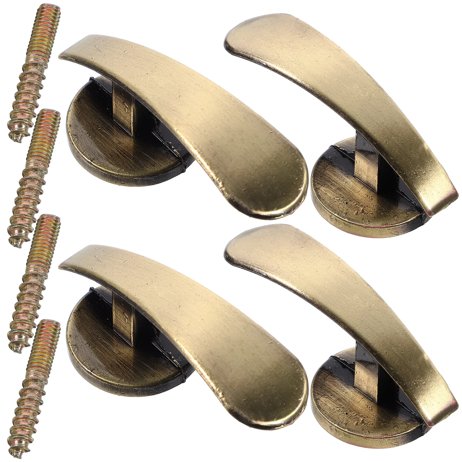 

4 Pcs Wall Hook Hanger Modern Curtain Tiebacks Light Luxury Mount Holdbacks Zinc Alloy Hooks