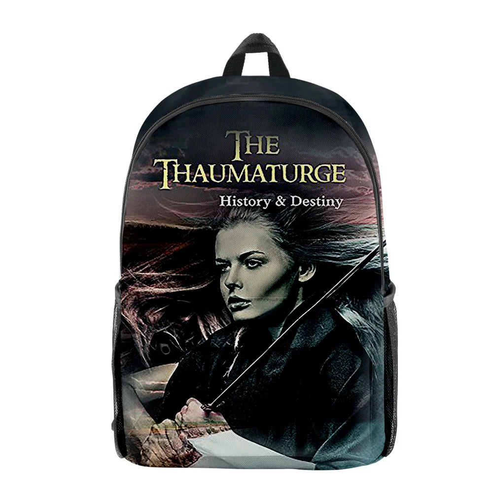 

Популярные рюкзаки для ноутбуков в стиле хип-хоп The Thaumaturge Game, водонепроницаемые оксфордские рюкзаки для мальчиков и девочек с 3D принтом