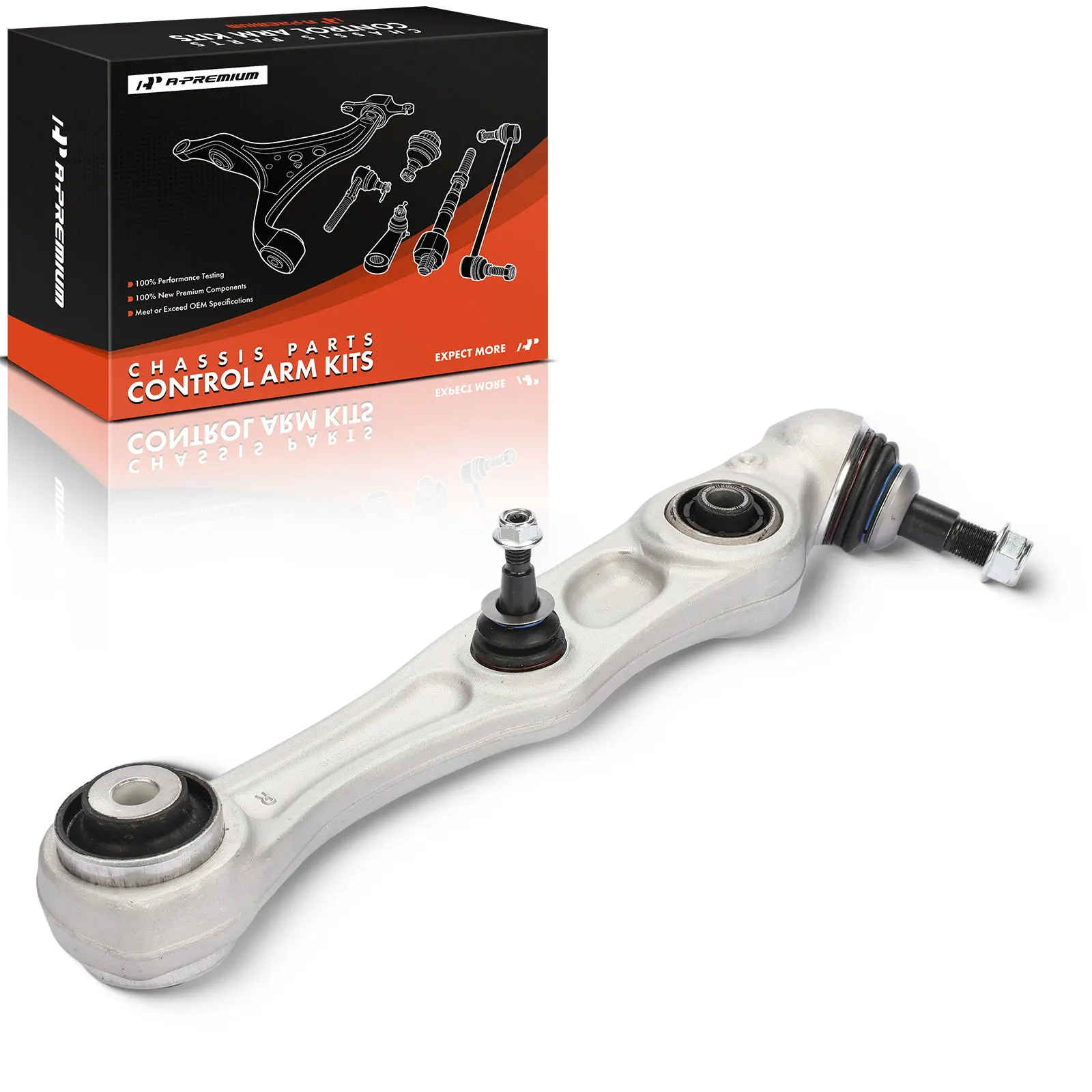A-Premium Front Right Lower Rearward Control Arm with Ball Joint Assembly for Rolls-Royce Cullinan 2019-2024