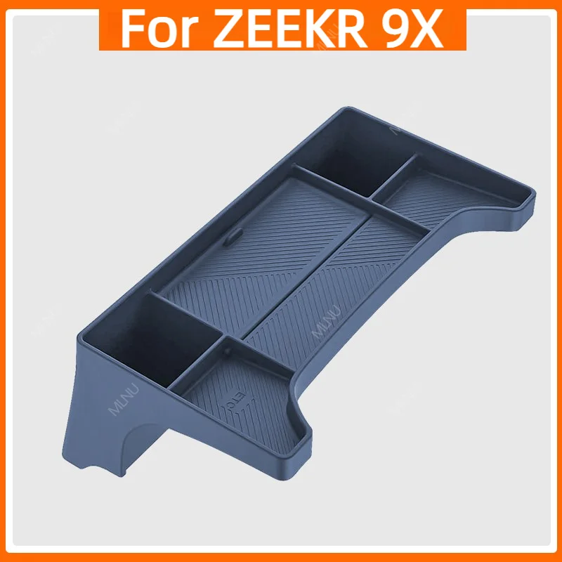 Screen Storage Box For ZEEKR 9X 2025-2026 Accessories Silicone Non-Slip Silent Scratch-Proof Waterproof Dustproof Flexible