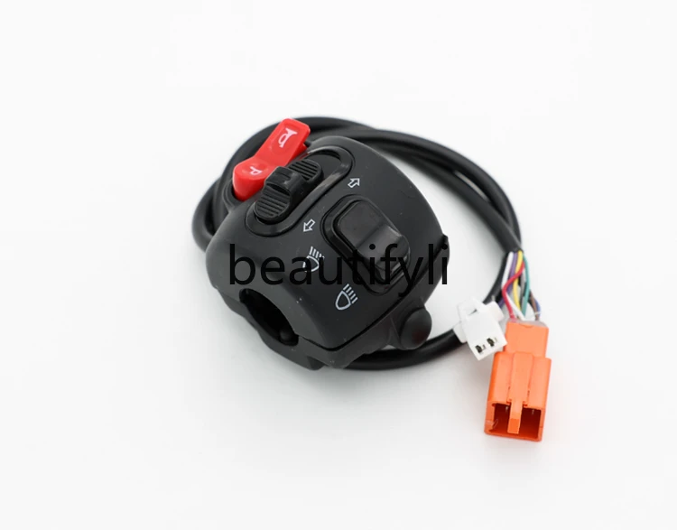 Electric vehicle accessories A707 A505 left combination control far and near light P gear speaker steering switch
