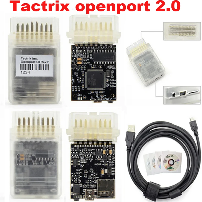 Tactrix Openport 2.0 ECU FLASH open port Auto obd2 Scanner cables Tuning Car Diagnostic Tool Support For Meredes passthru J2534