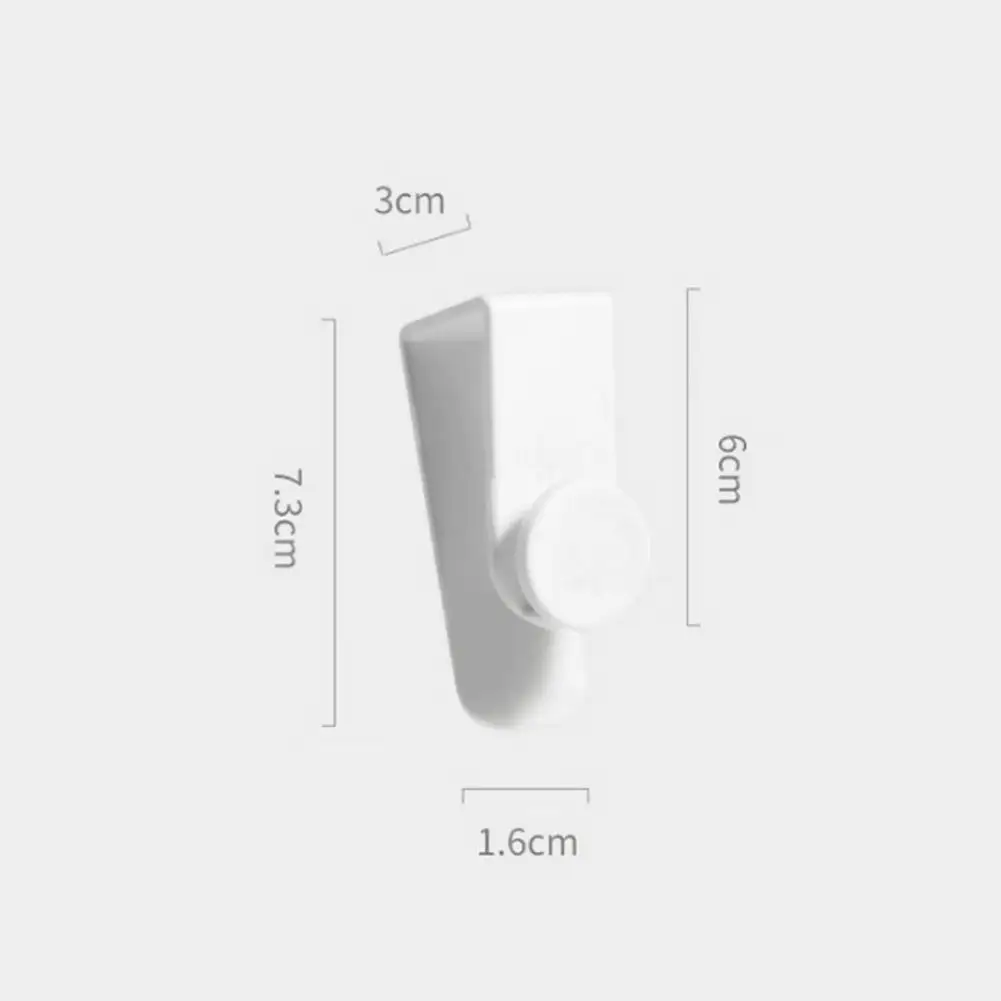 2/4Pcs Simple No Drilling Multifunctional Clothes Hanger Over the Door Cabinet Door Hook for Indoor Cabinet Door Hook Door Hook view 6