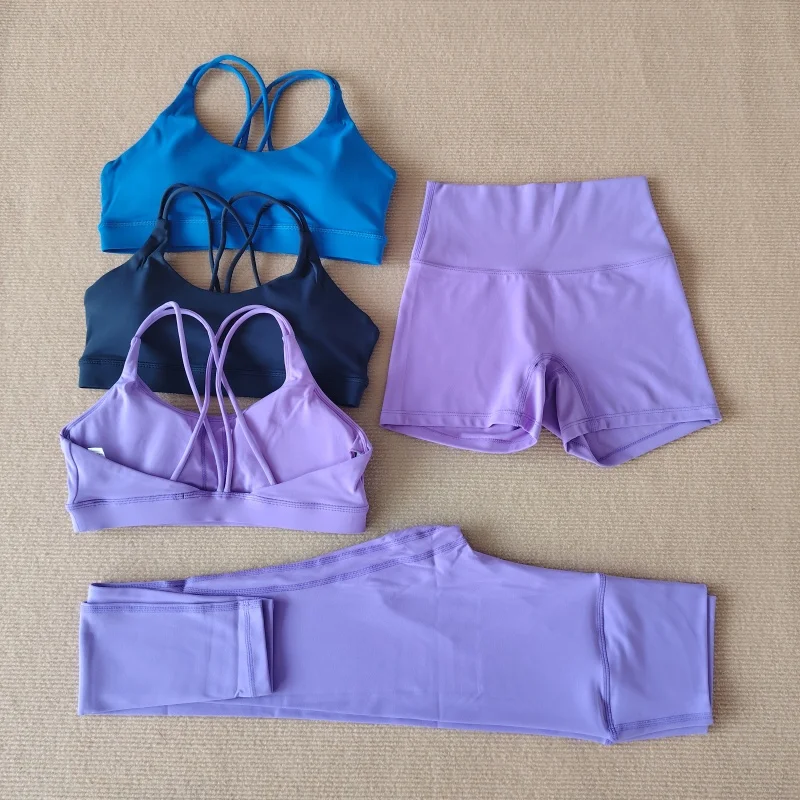 Yoga Suit 3 Piece Set Women's Sportswear Pilates Fitness Suit Running Exercise Gym Fashion Sexy Hot Girl Sportswear Soft Elastic