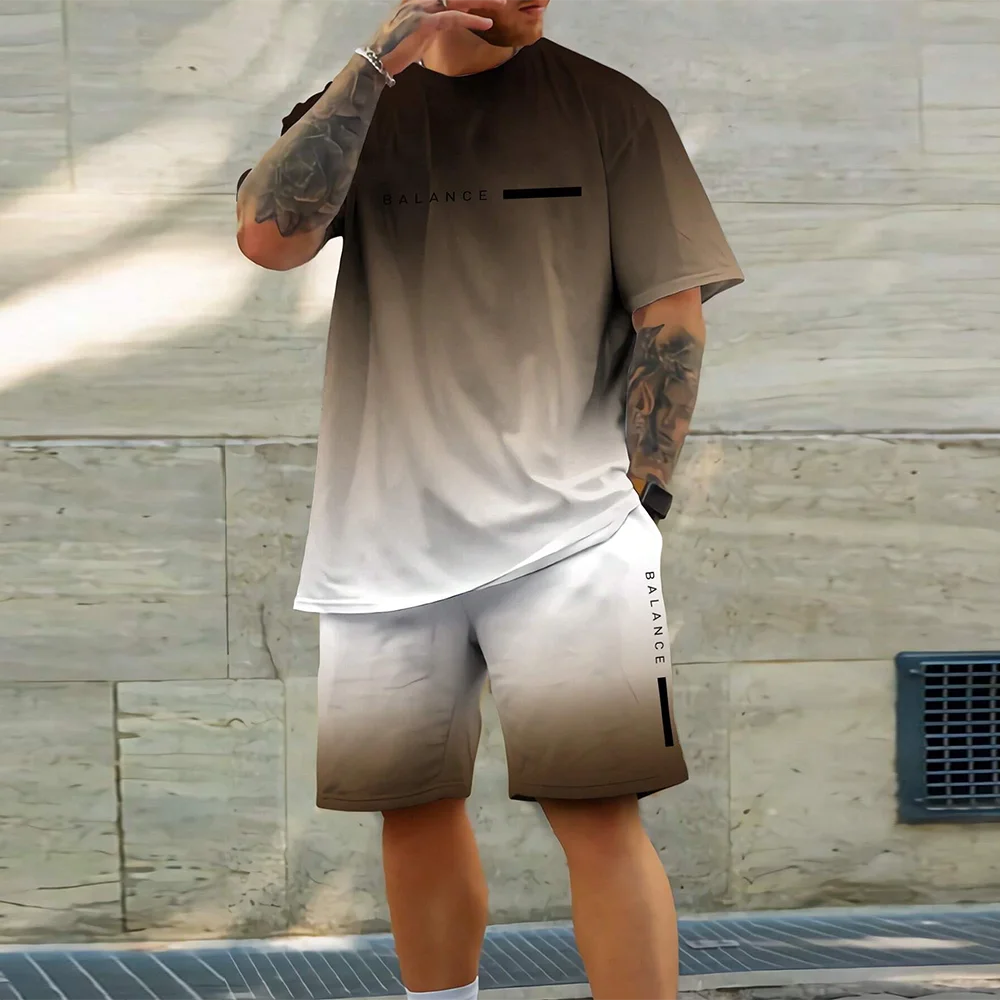 Le camicie larghe a maniche corte fredde da uomo dell'estate 2025, abiti casual sportivi ad asciugatura rapida e alla moda vendono bene