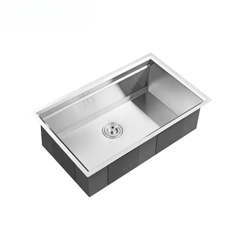 Food Grade handmade double bowl undermount 304 stainless steal sink