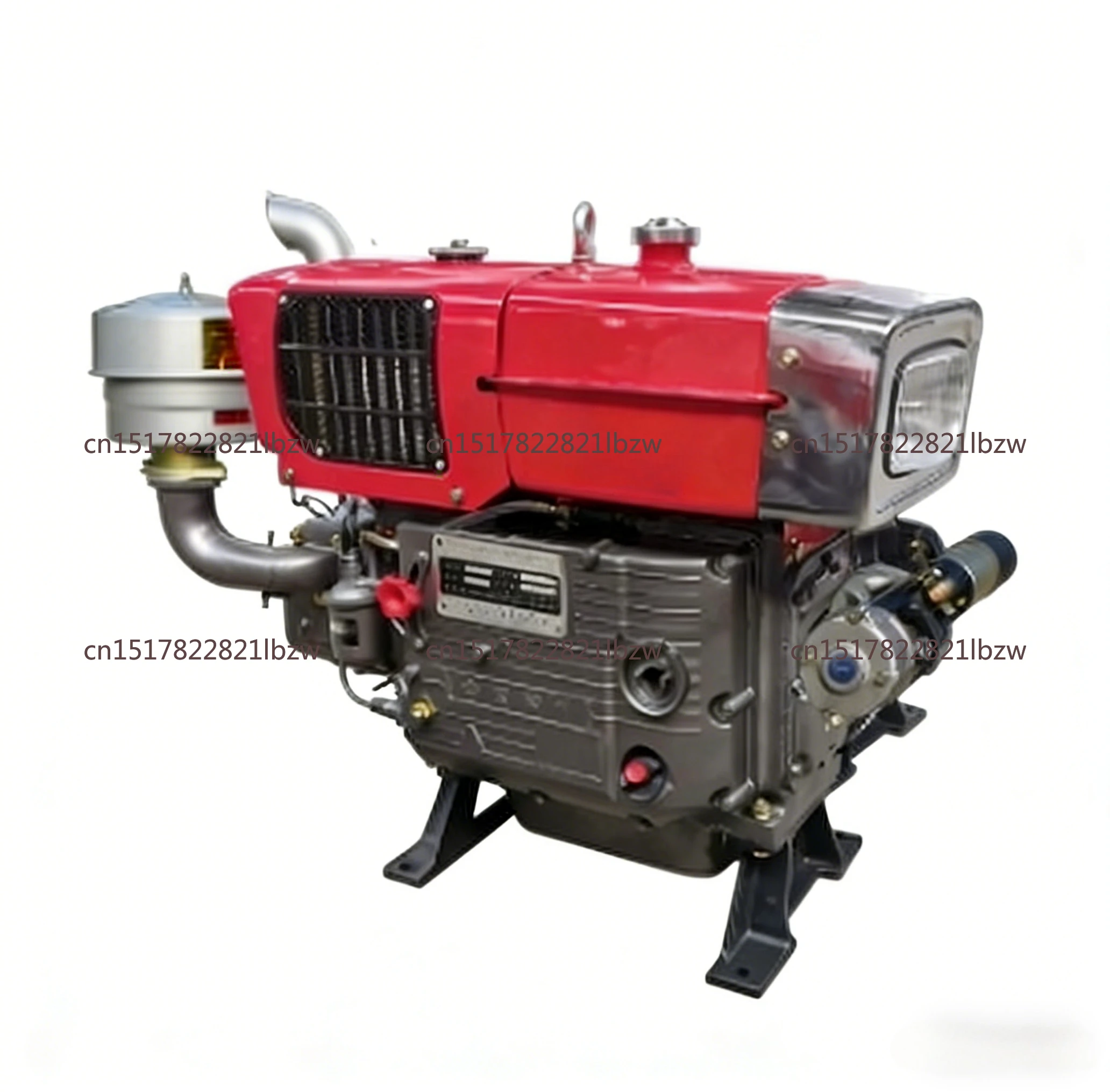 Single cylinder water-cooled diesel engine condensing agricultural electricity starting small tractor