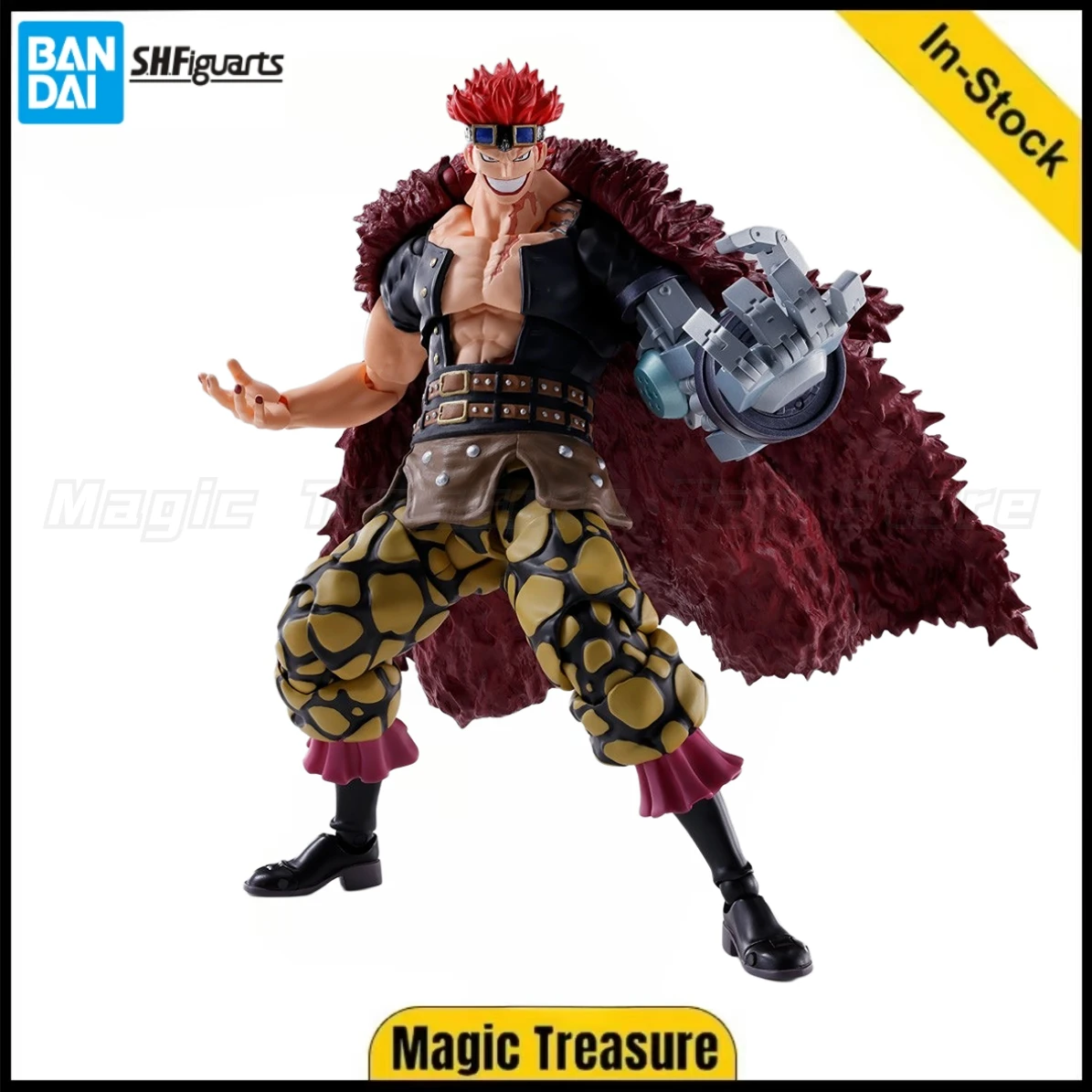 

【В наличии】Оригинальные BANDAI SPIRITS S.H.Figuarts ONE PIECE Eustass детские фигурки игрушки подарки