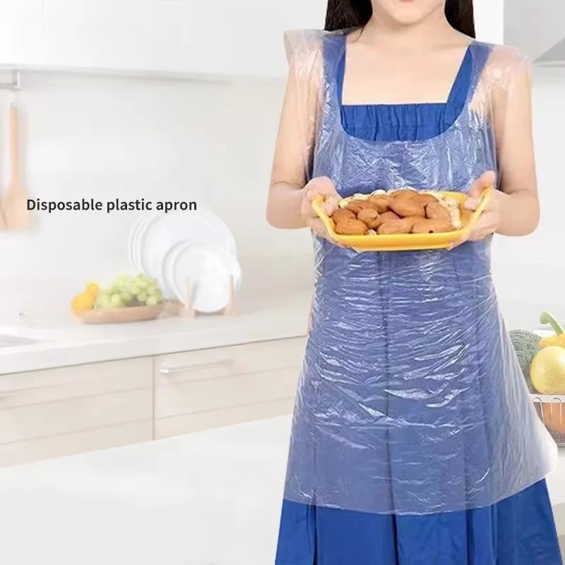 10/20PCS Disposable Aprons Clean Plastic Household Aprons Waterproof Robes Individually Wrapped Cooking Services Painting Picnic