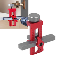 Cabinet Door Mounting Jig Cabinet Door Installation Positioner Accurate Scale Effort Saving Aluminium Alloy for Woodworking