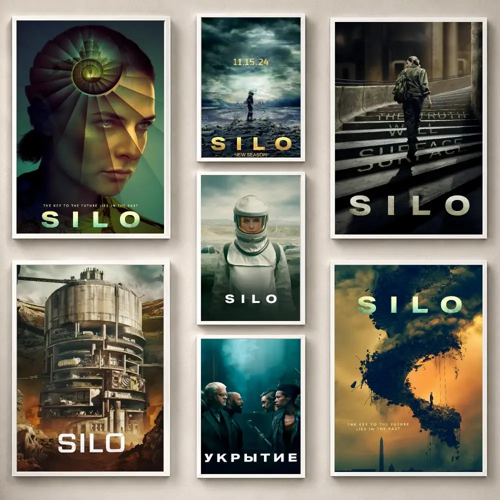 TV Series S-Silo Poster PP Self-Adhesive Removable HD Waterproof Wall art Suitable Bedrooms Living Rooms Gifts