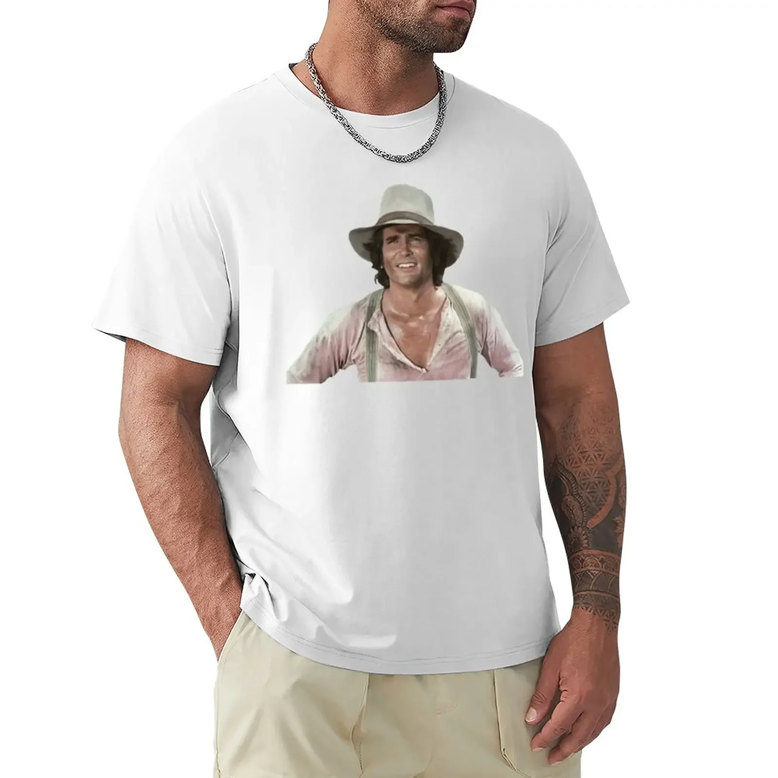 Charles Ingalls T-Shirt for a boy plus size tops blacks mens tall t shirts