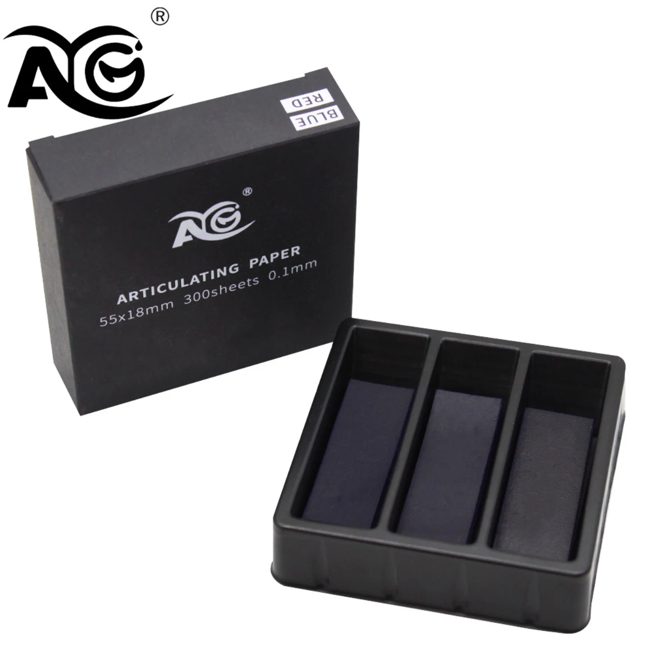 AG Dental Articulating Paper Dentista Blue Red Double-sided Bite Strips Denspay Oral Dentist Teeth Whitening Dental Materials