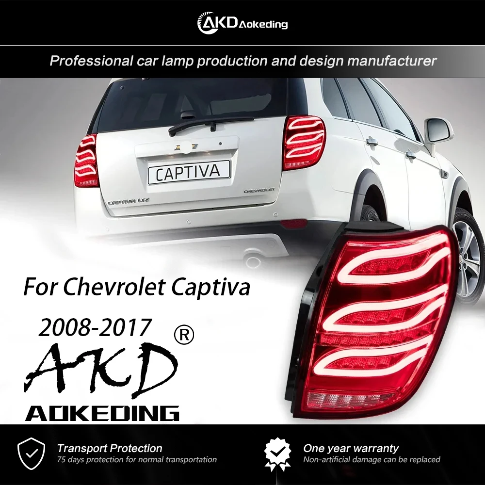 

AKD Tail Lamp for Chevrolet Captiva Tail Lights 2008-2017 Captiva LED Tail Lamp LED DRL Assembly Upgrad Signal Auto Accessories