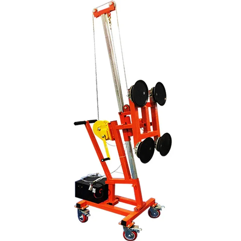 

Small Manual Glass Suction Cup Transport Cart, Electric Automotive Glass Installation Manipulator, Hand-Cranked Suct(Customized)