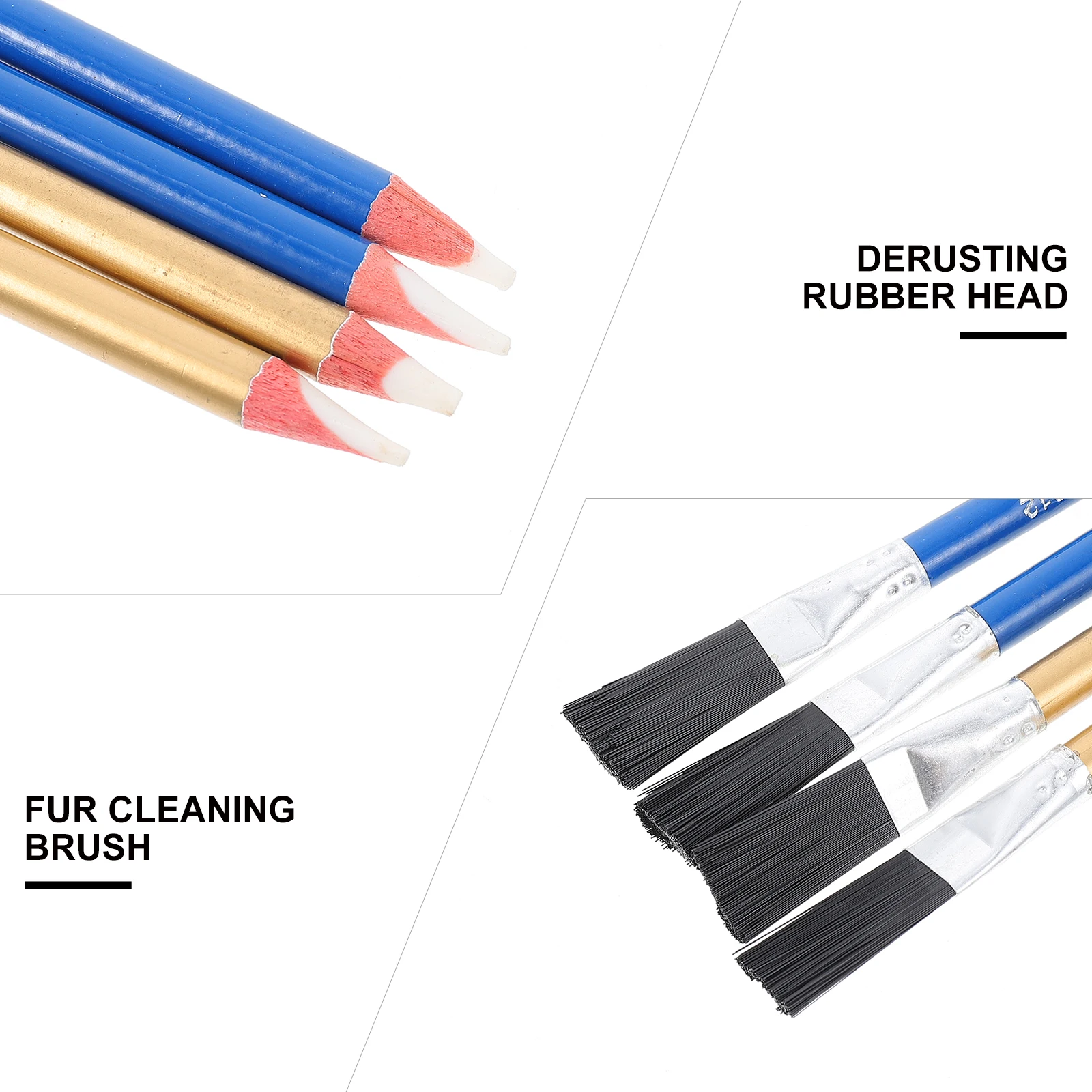 

4 Pcs Derusting Pen Brushes Quick Rust Remover Cleaning Tool for Circuit Board Repair Set Lightweight Oxidation