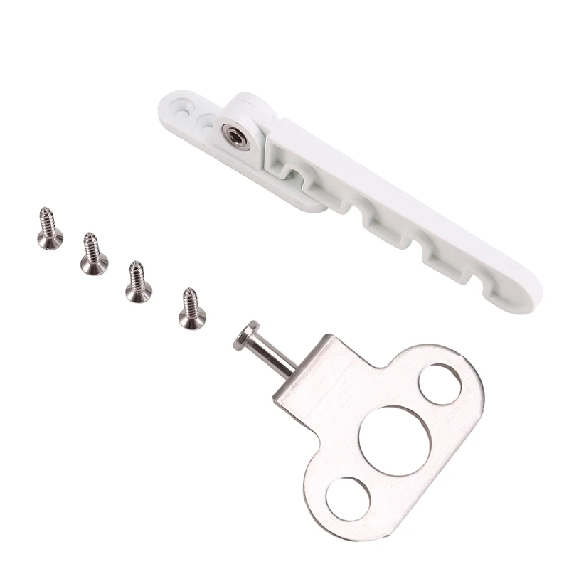 HOT-5PCS Window Ventilation Limiter Retainer Wind Brace Bracket Inner Opening Door & Window Limit Wind Hook White