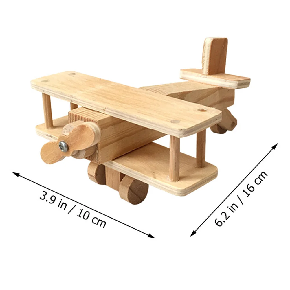 Kit de modelo de cabine de tronco brinquedo diy quebra-cabeça de cavalo de madeira crianças montar quebra-cabeças de bebê