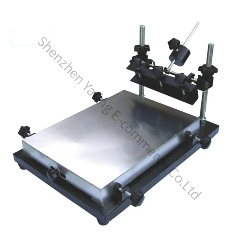 Manual High Precision Screen Printing Table Manual Small Screen Printing Table Scratch Solder Paste Printing Table