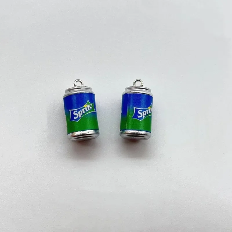 10pcs resin pendant charm mini beverage bottle shaped pendant DIY jewelry making earrings, necklaces, bracelet accessories