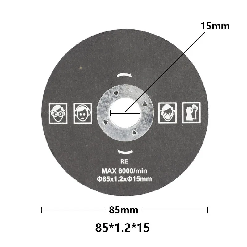 XCAN 85mm Abrasive Wheel Saw Blade Circular Saw Blade For Metal Cutting Grinding Wheel Cutting Discs Abrasive Tools