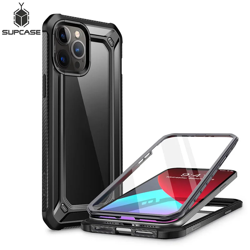 SUPCASE For iPhone 12 Pro Max Case 6.7 inch (2020 Release) UB EXO Pro Hybrid Clear Bumper Cover WITH Built-in Screen Protector