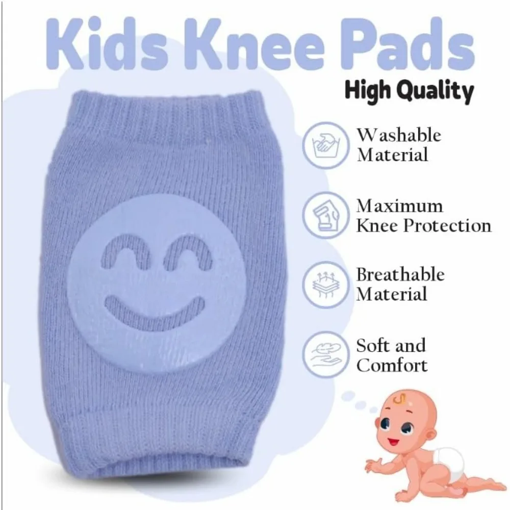 5 Pcs Cotton Soft Baby Knee Pads: Durable and Comfortable Crawling Knee Pads for 0-1 Year Olds - Ideal Birthday Holiday Gift!