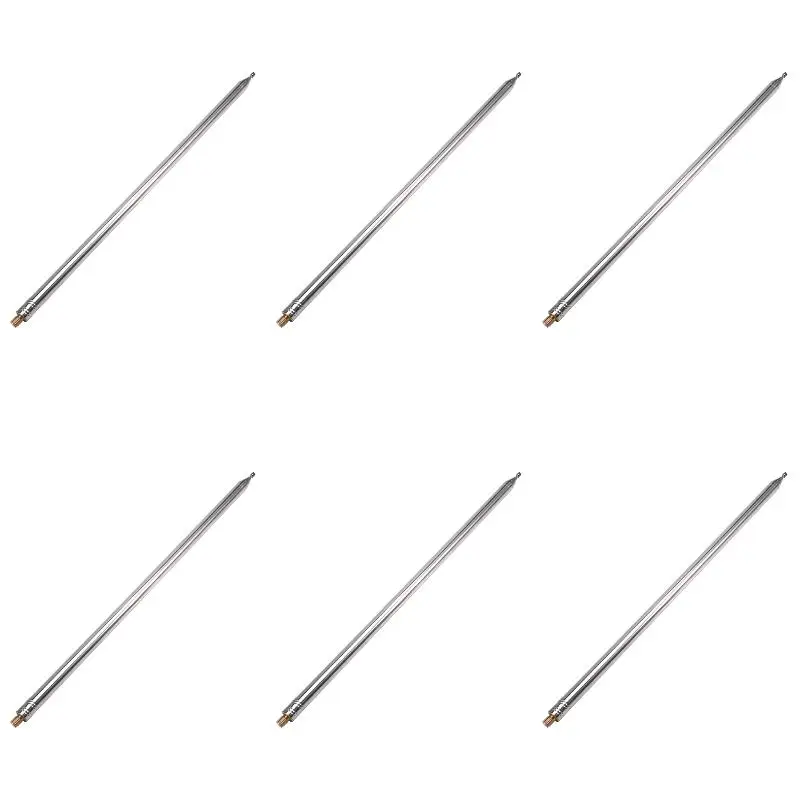 6Pack X(5.6M Whip Pull Rod Antenna for HF Radio Positive V Antenna GP Antenna Telescopic Antenna DIY M10 Shortwave Antenna