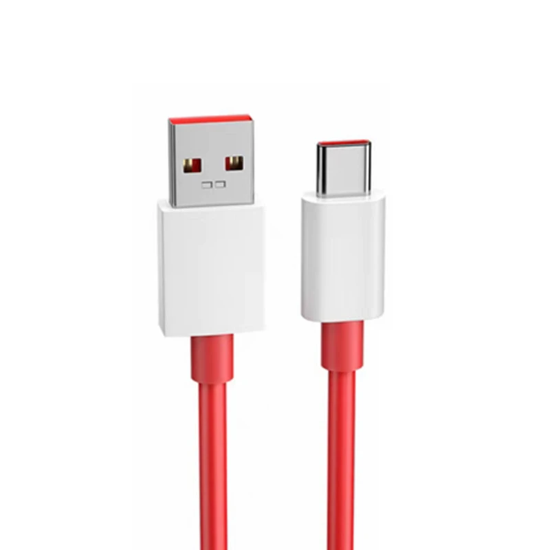 80W 100W Tipo C USB SUPERVOOC 2.0 Cabo de carregamento rápido para OnePlus 9R 10 Pro 10R 11 11R 12