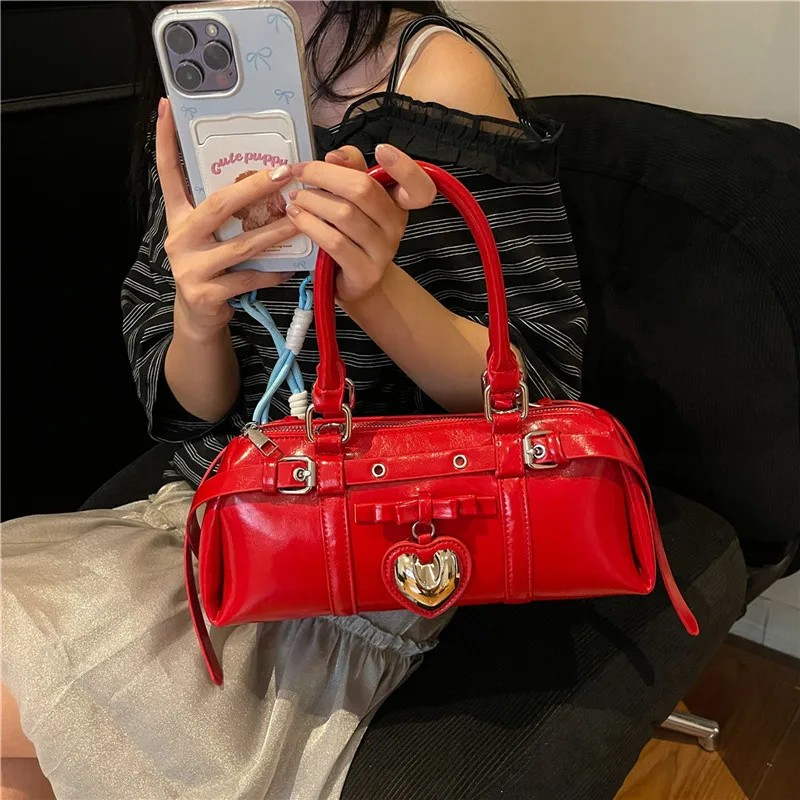 

Fashion Underarm Bags for Women Chic Design Lady Crossbody Bag small Out Pillow Handbags female totes bolsos burgundy