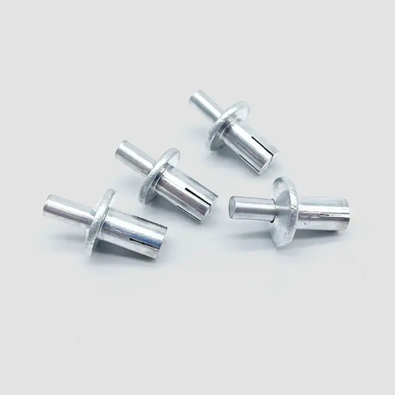 4x6.4mm Hammer Drive Percussion expansion aluminum nail Head piercing rivet Gypsum Board Expansion Nails Hollow Wall Expansion