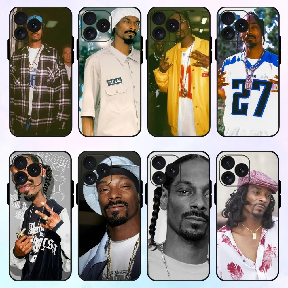 Rapper S-SNoops D-Dogg Phone Case For iPhone 8 11 12 13 14 15 Mini X XR XS PRO MAX Plus Shell