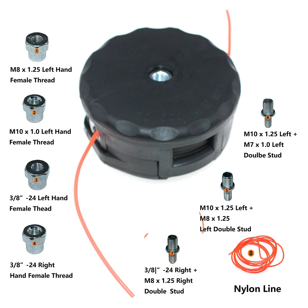 Trimmer Head For Tanaka Hitachi Metabo TBC-420 TBC-501 TBC-550 TBC-600 TBC-2211 TBC-2251 TBC-2400 TBC-2500 TBC-2501 TBC-2510