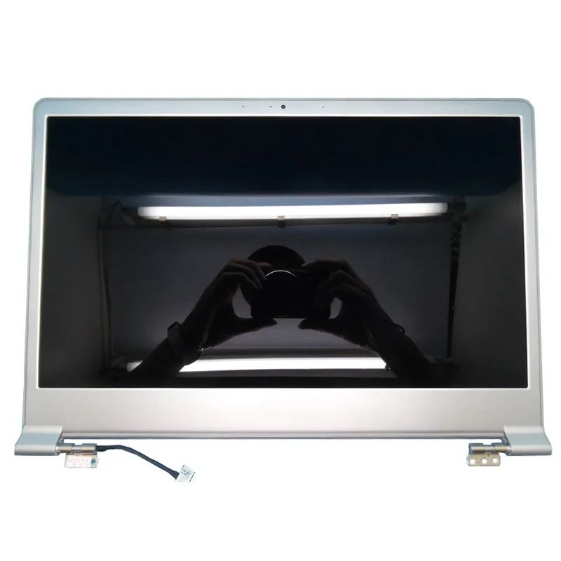 Laptop LCD Module(LCD Display Screen+Cover+Front Bezel+Cable+Hinge) For Samsung NP900X3L 900X3L Silver New