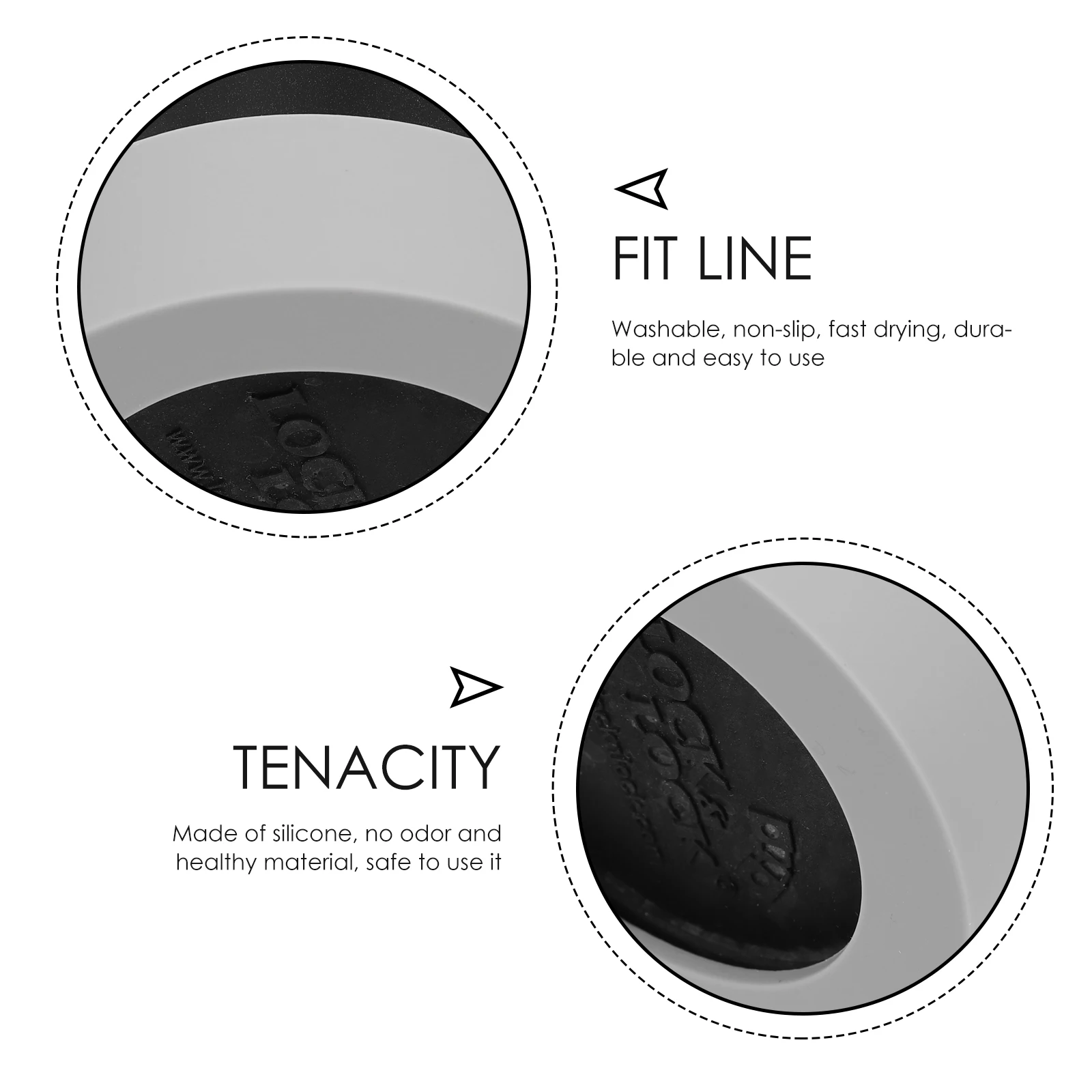 

12pcs Silicone Bottle Covers Heat-Insulated Glass Cup Cover Easy Install Lightweight Simple Design Water Bottle Sleeve For Home