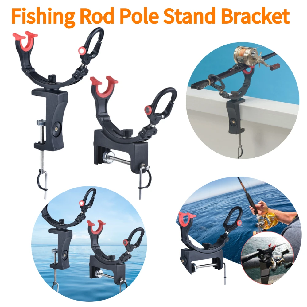 تلسكوبي الصيد رود قوس قابل للتعديل قارب قضيب قوس المحمولة الصيد رود حامل لمعدات دعم القارب #2